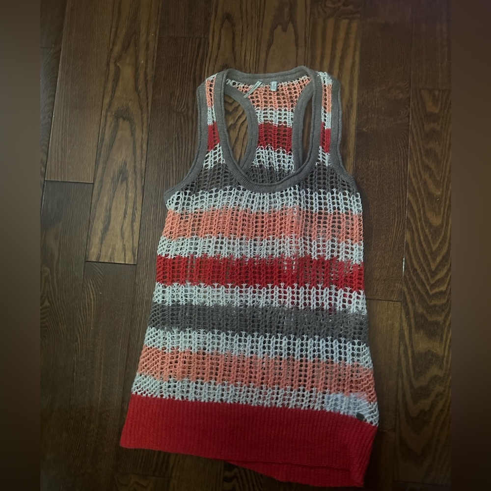 Guess Multicolor Striped Tank Top